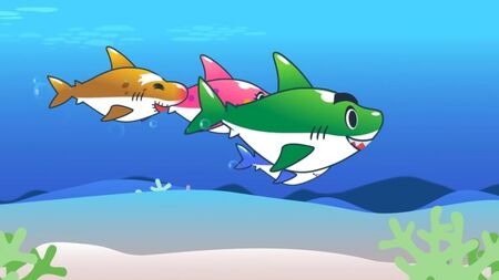 La chanson Baby Shark _ Chansons pour enfants _ Chansons pour les petits _ The Kiboomers