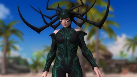 Dead or Alive 5 1.10c BP 5.5 - Hela (MARVEL) débarque sur la plage