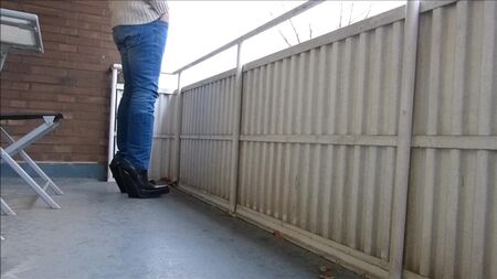 Bottes de cow-boy à semelles compensées