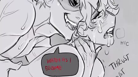 Deku se fait baiser par Bakugou