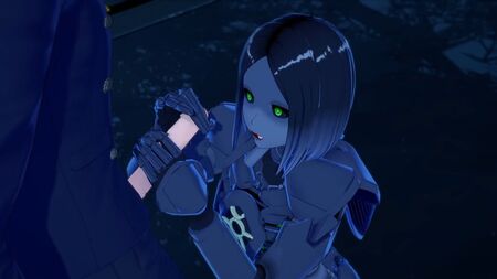 Fellation d'une fille nécrone dans un anime : parodie hentai de Warhammer 40k