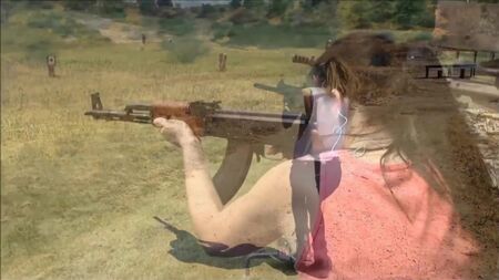 Belles femmes militaires, filles sexy, armes à feu, armée, femmes soldats, beauté, uniformes, armes, tir