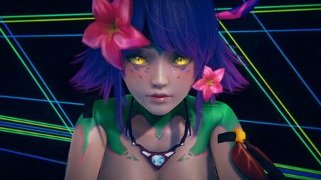 Une scène de sexe avec Neeko en POV : parodie hentai de League of Legends