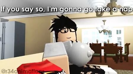 Roblox : Angela aux gros seins et Jack à la grosse bite
