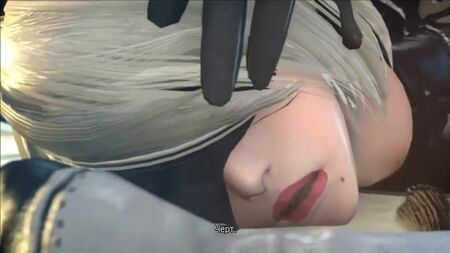 Nier Automata : 2B se fait baiser dans tous les orifices (18+, sous-titres en russe)