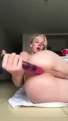 Xsallysunshinex purple dildo fuck 