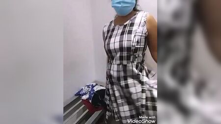 ma femme à la salle de sport de Nugegoda
