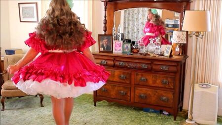 Robe courte bouffante