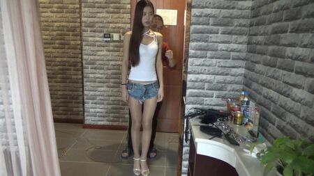Short en jean à petite veste Su Mei (asian-bondage.com)