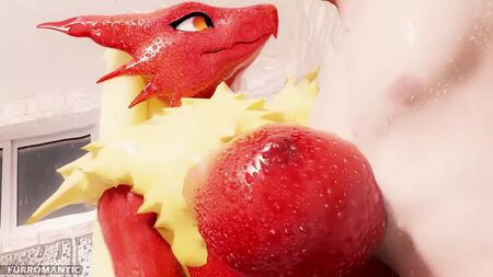Pokémon Blaziken : Douche chaude