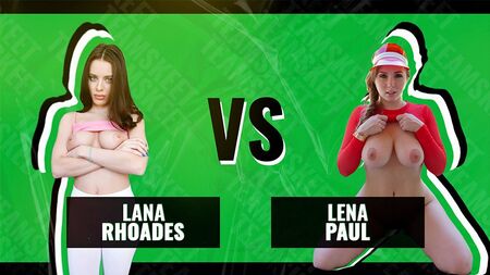 La bataille des bombes - Lana Rhoades contre Lena Paul - Le concours ultime des gros seins naturels qui rebondissent