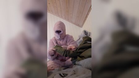 Une grenouillère rose toute douce et moelleuse
