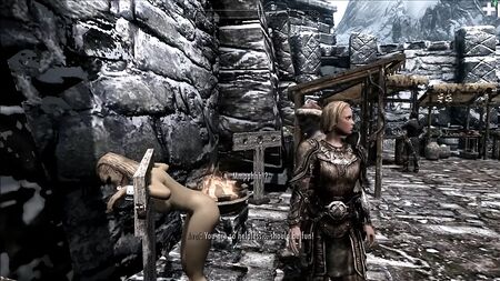 Elenwen, la méchante de Skyrim, baisée et fouettée – 1re partie