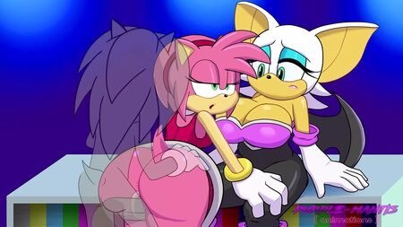 Rouge The Bat se fait cocufier par Amy Rose