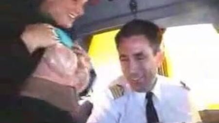 Strip-tease dans un avion