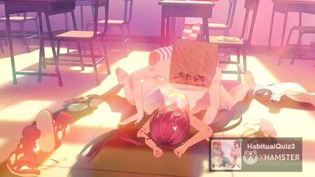 MMD r18 : Les filles de Kancolle font un show anal en public - Hentai 3D