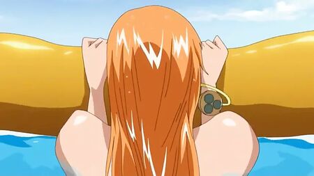 Nami, très sexy et provocante en bikini (One Piece)