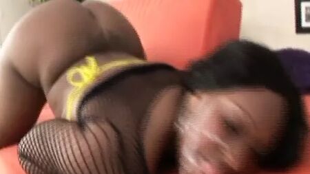 Skyy, une belle femme noire aux formes généreuses, se fait prendre par un mec blanc dans le cul