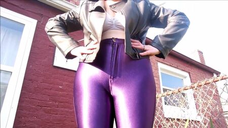 Spandex Angel - Jean disco sexy en spandex
