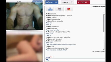 Je m'amuse avec un Espagnol bien musclé sur Chatroulette