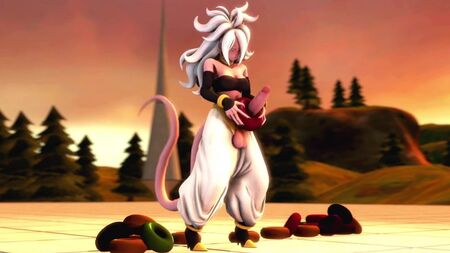 Majin Android 21, c'est juste de la masturbation