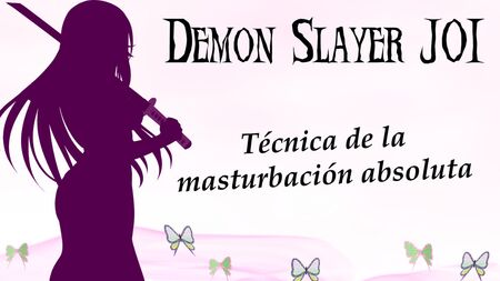 JOI espagnol Demon Slayer, jeu d'entraînement à la masturbation