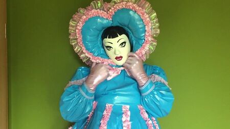 Robe de sissy à fermeture