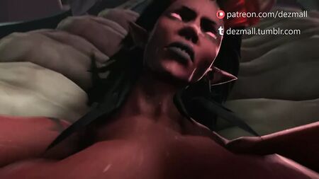 Sacrifice par Dezmall - Relations sexuelles avec une succube démoniaque (3D CG SFM)