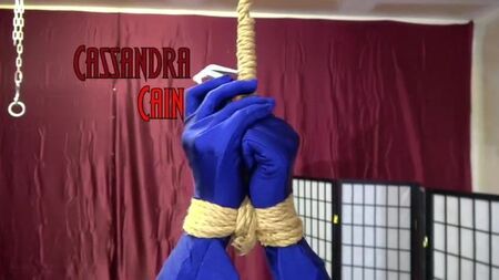 Cosplay de Batwoman en tenue bondage