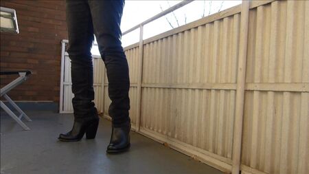 Bottes de cow-boy à talons très hauts