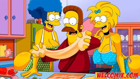 Pizza au pepperoni - Les Simptoons