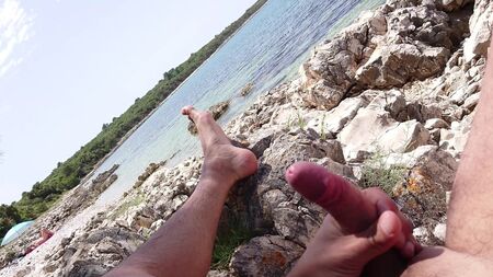 Bander en voyant un couple à Zadar