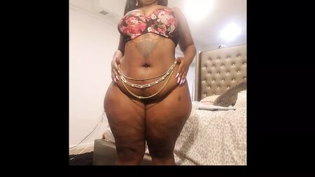 Le cul d'une grosse femme noire