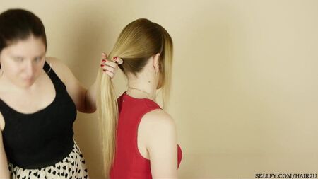 fétichisme des jeux avec les cheveux