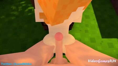 Compilation d'animations pornographiques Minecraft : Steve, Alex et Jenny