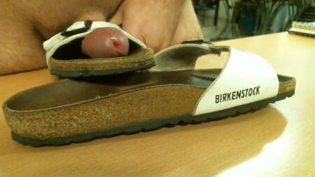 Birkenstocks blanches Madrid blanches CUM