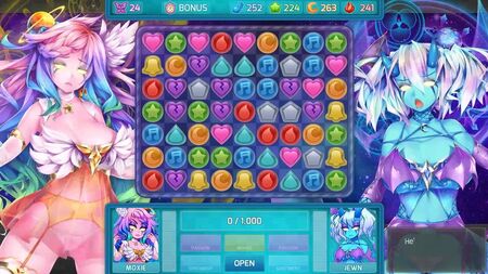 Huniepop 2 : relation sexuelle avec Nymphojinn (scène de boss)
