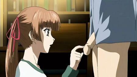Fellation hentai non censurée et éjaculation dans la bouche