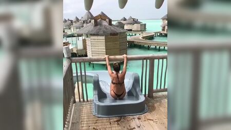 Toboggan aquatique