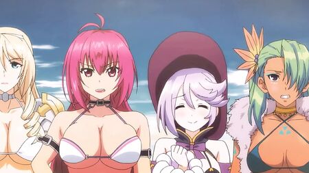 Compilation de scènes de fan service de Bikini Warriors