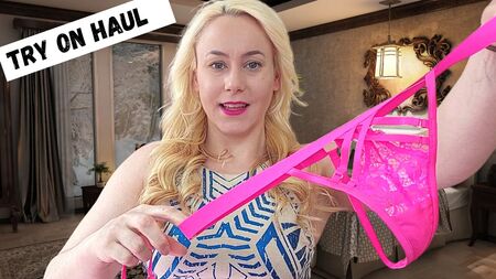 Vidéo d'essayage de soutiens-gorge « Peek a boo » avec Michellexm