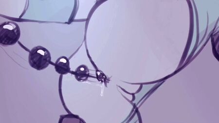 Exercice d'animation avec les perles anales de Cara Dune