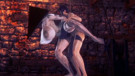 Une femme à tête de pyramide se fait baiser sauvagement : parodie hentai de Silent Hill