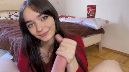 Je suis une fille modeste, mais c'est toujours prêt à sucer!