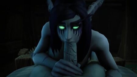 World of Warcraft : Un elfe de la nuit aux os d'un mort-vivant