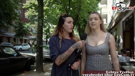 Un journaliste allemand aborde un homme et une femme pour un rendez-vous sexuel en public