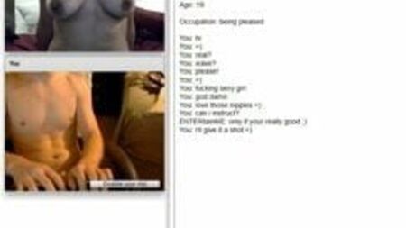Fille soumise sur Chatroulette