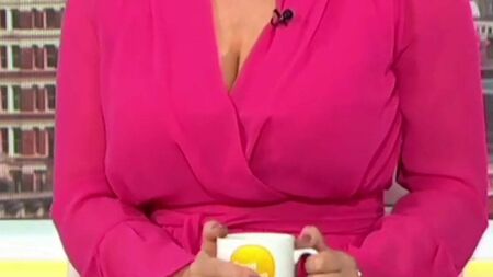 Le décolleté de Susanna Reid, le 15 juin 2021