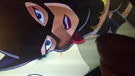 Hentai Batgirl : Hommage au sperme