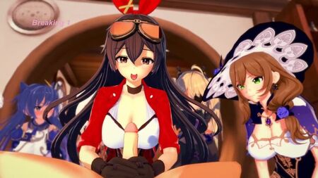 GENSHIN IMPACT FUCKFEST (3D Hentai) | par Ahegao Aura